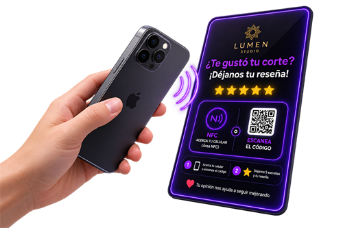 Paso 1: Acercan celular